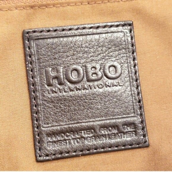 Hobo International Brown Leather Shoulder Hobo Bag - Picture 4 of 16